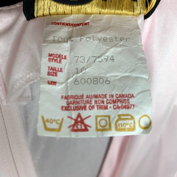 VINTAGE 80s Pink Drop Waist Satin Dress - Picture 9 of 10